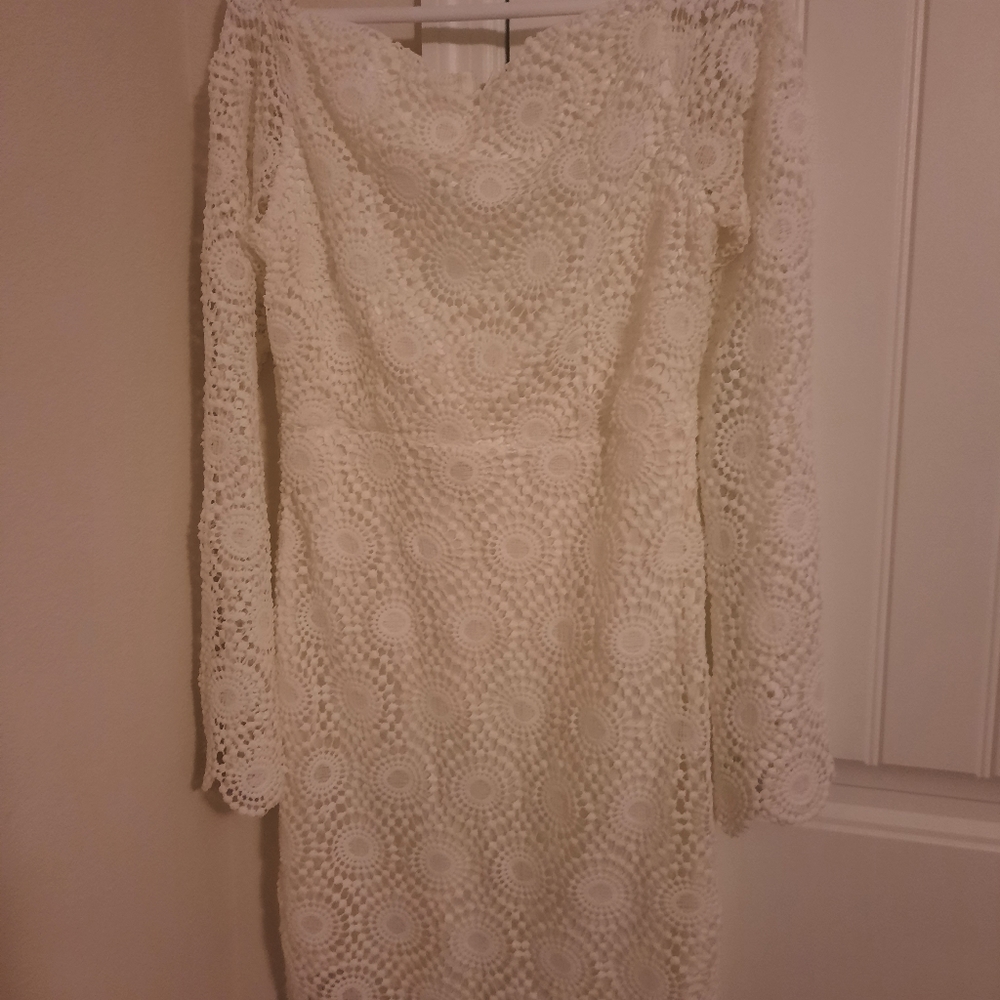 White Eyelet Dress